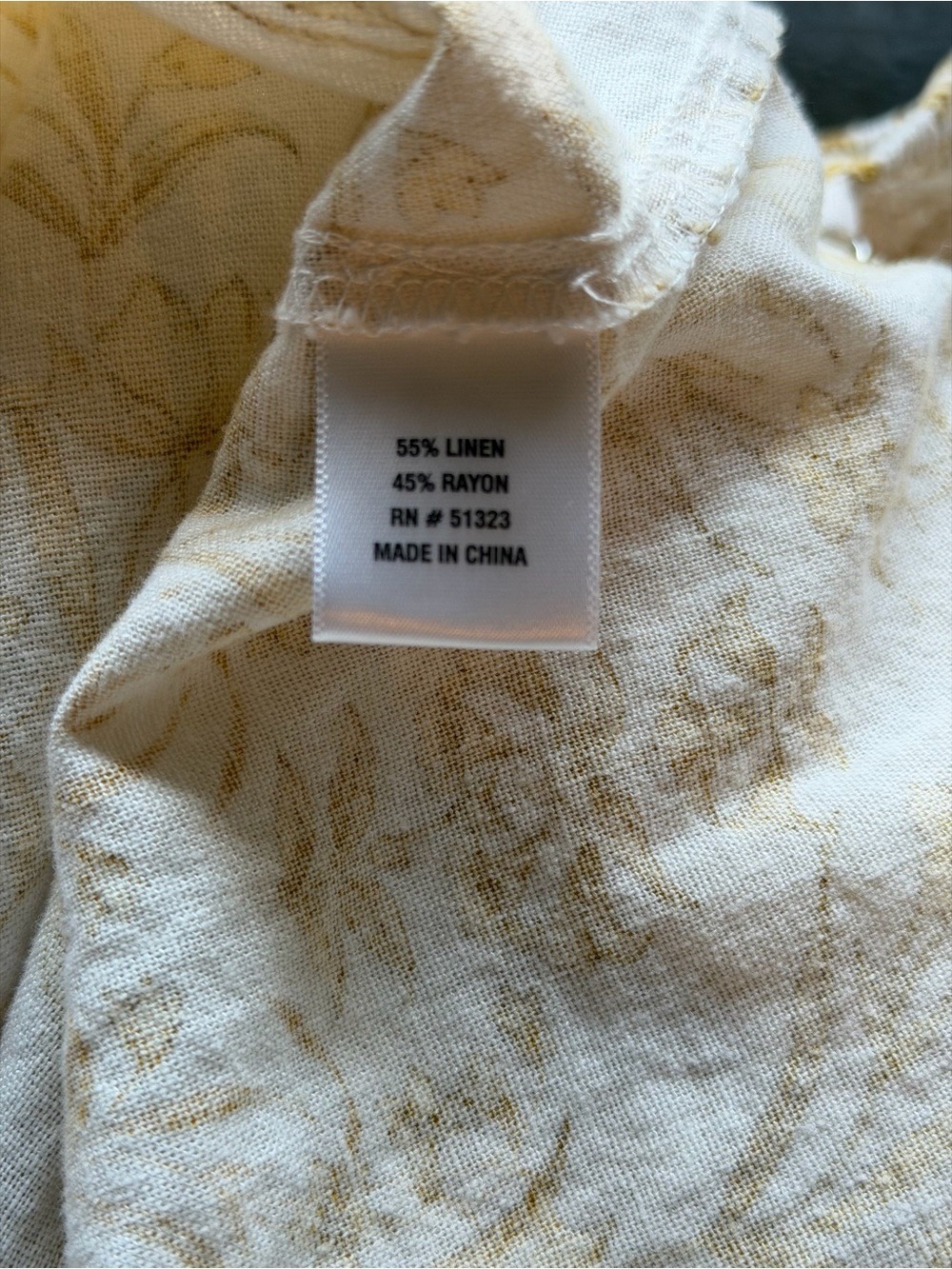 1. STATE Linen Blend Floral Midi Dress XS Smocked Back Cottagecore - Picture 8 of 9
